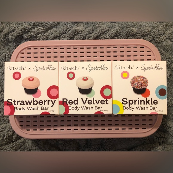 Kitsch x Sprinkles Bar Soap Body Wash, Set of 3 - Picture 3 of 15
